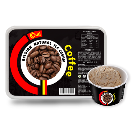 QUCI Belgian Natural Ice Cream Coffee